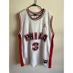 Allen Iverson Majestic White PHILA Jersey 76ers 4XL #3